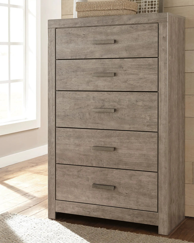 Culverbach - Five Drawer Chest - Gray by Unique Piece Furniture