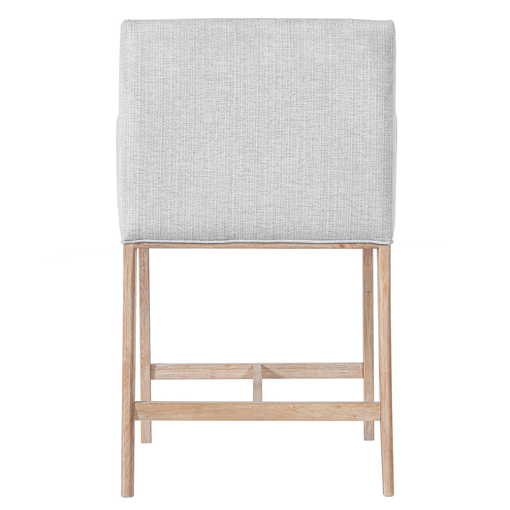 24'' Seat Height Upholstered Counter Stools with Arms - Set of 2 by HouseOfZazla