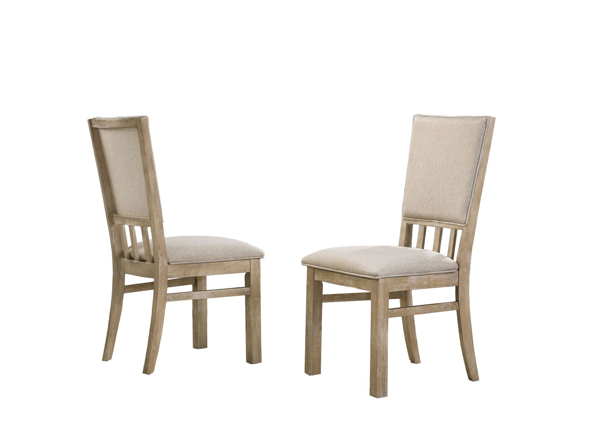 Brutus - Wide Dining Chair (Set of 2) - Reclaimed Wheat by HouseOfZazla