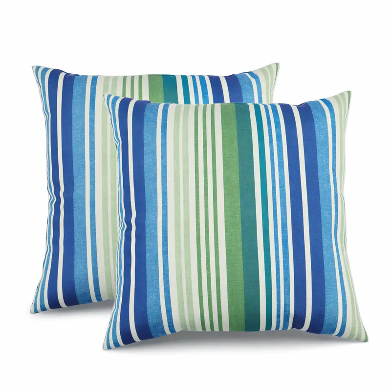 2 Pack Outdoor Throw Pillows, Waterproof & Fade-Resistant by HouseOfZazla