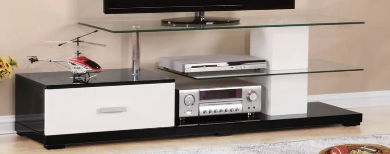 Ivana - TV Stand - White / Black by Unique Piece Furniture