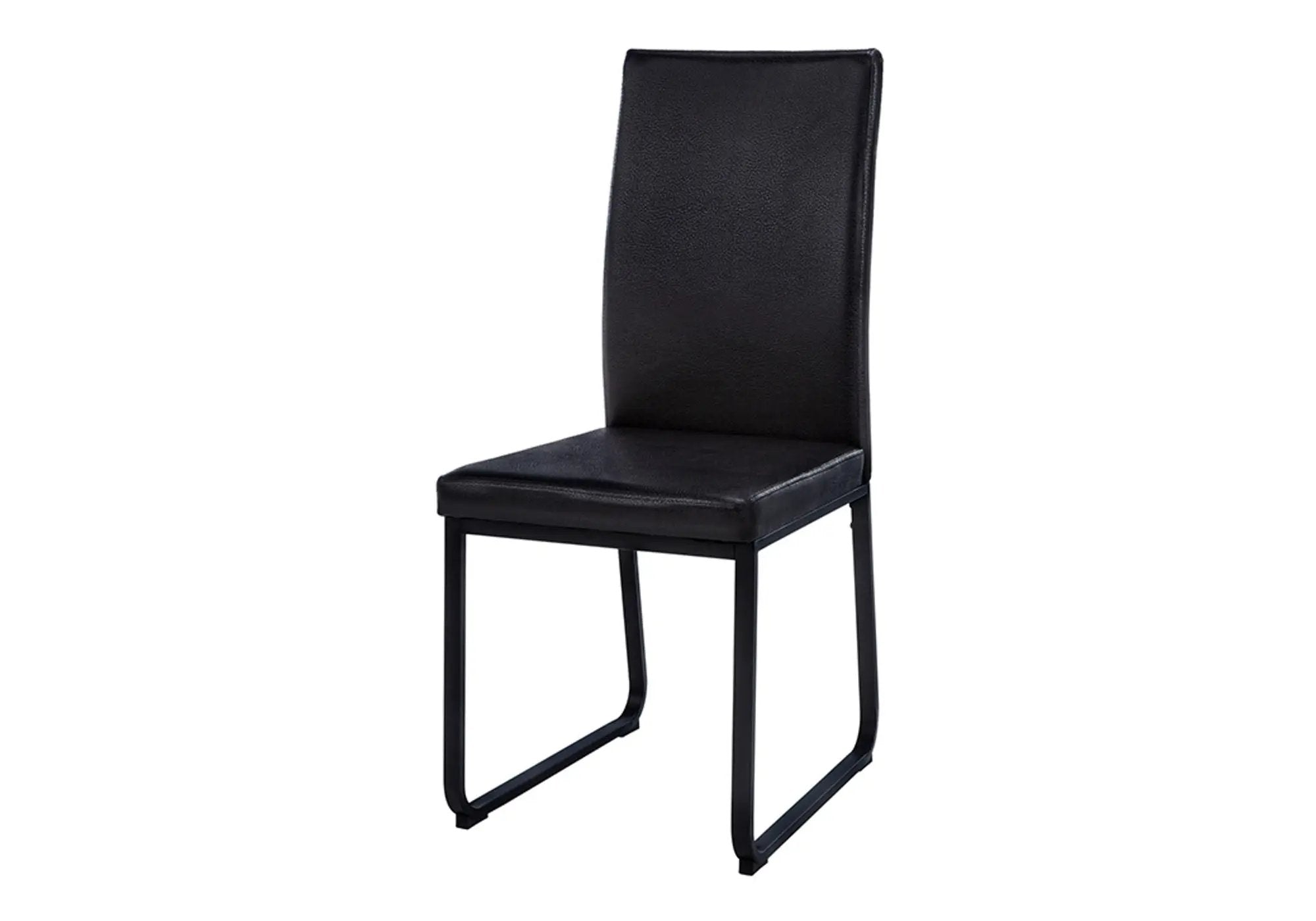 Dining Chair Side Upholstered, For Dining Room (Set of 2) - Black by Unique Piece Furniture