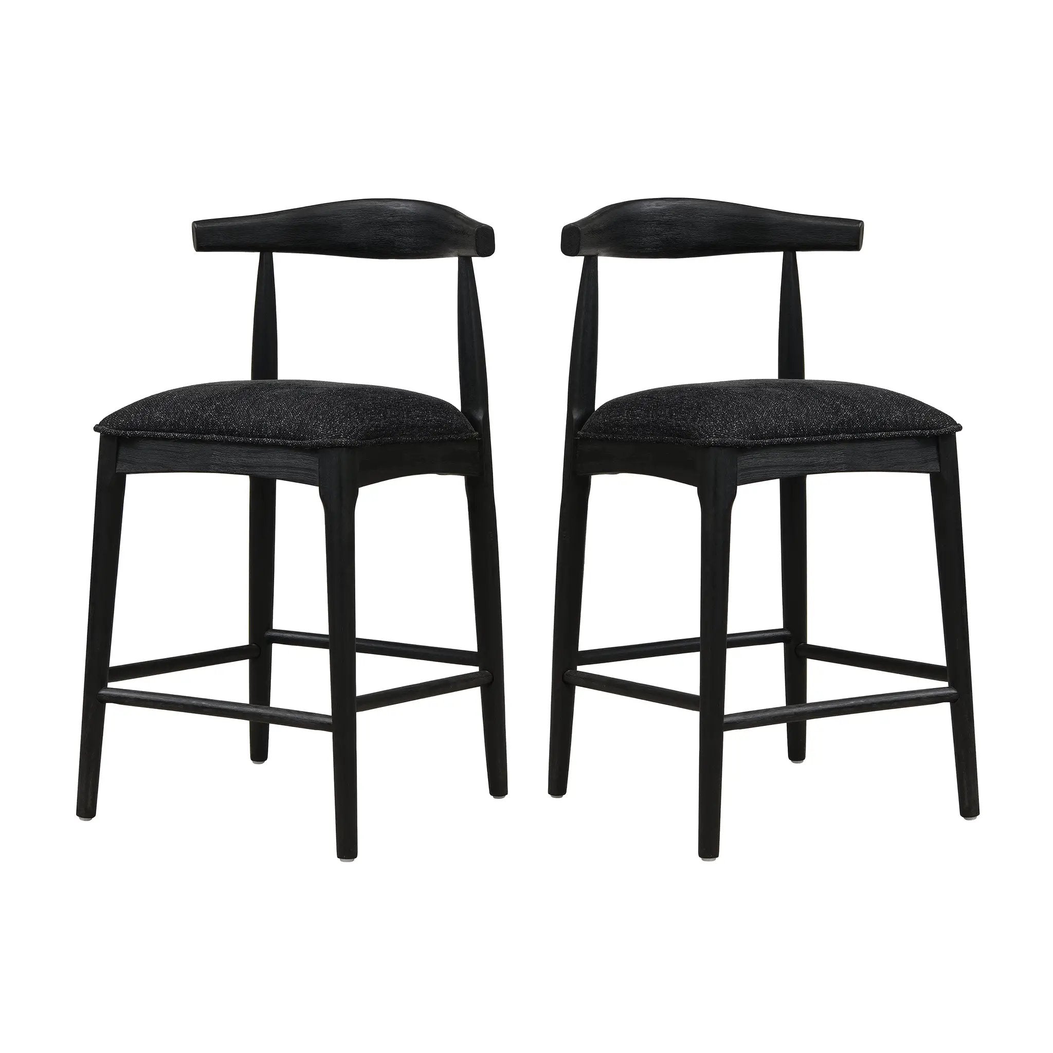 Counter Stool in Fabric Upholstery by HouseOfZazla