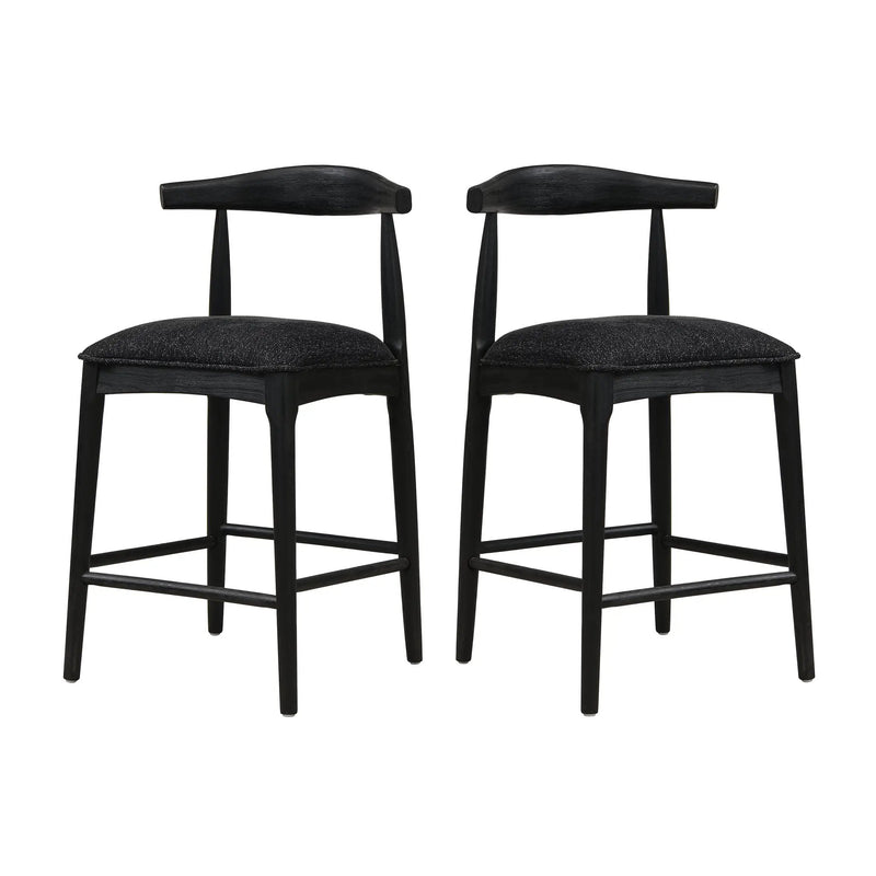 Counter Stool in Fabric Upholstery by HouseOfZazla