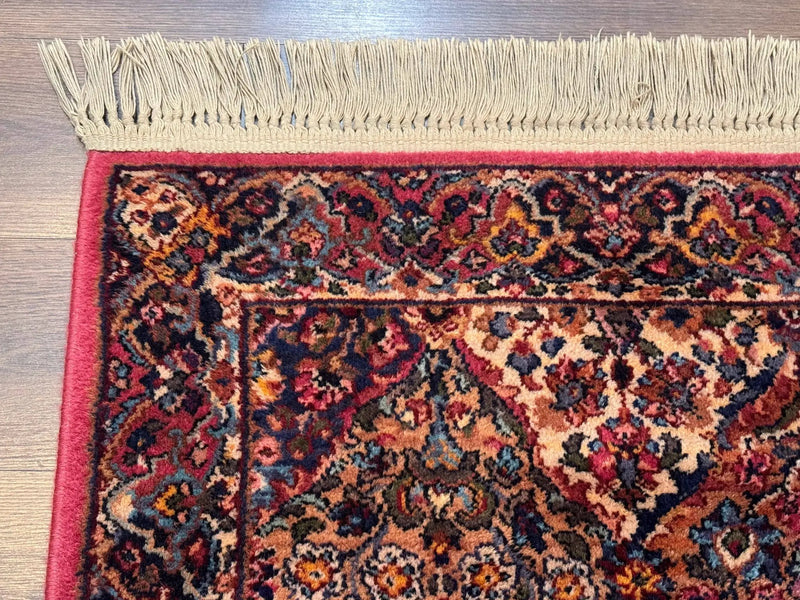Karastan Rug 3x5 Multicolor Panel Kirman #717, Original 700 Series, Wool Pile, Discontinued by Jewel Rugs