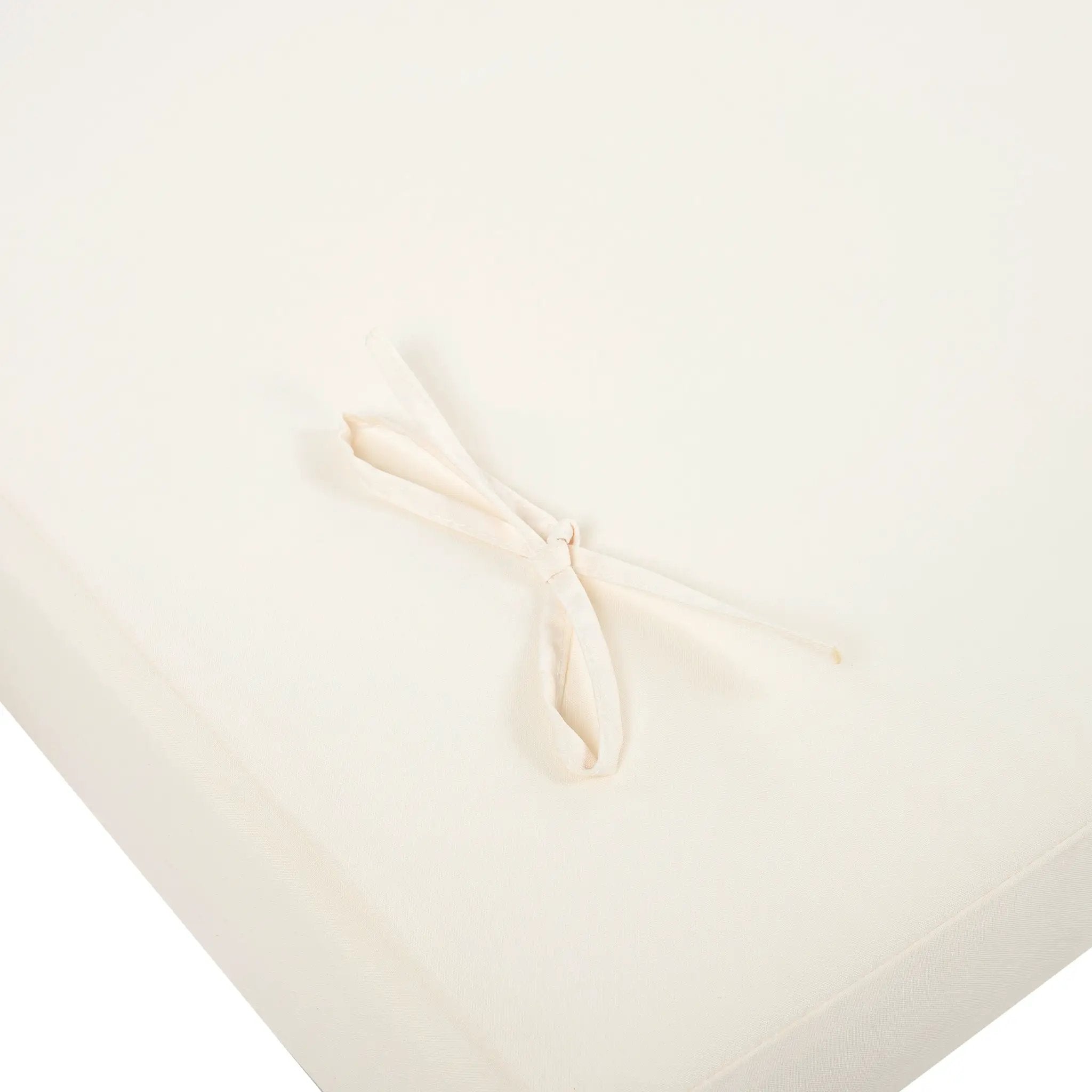 Outdoor Reclining Chair Cushion with Headrest in Beige by HouseOfZazla