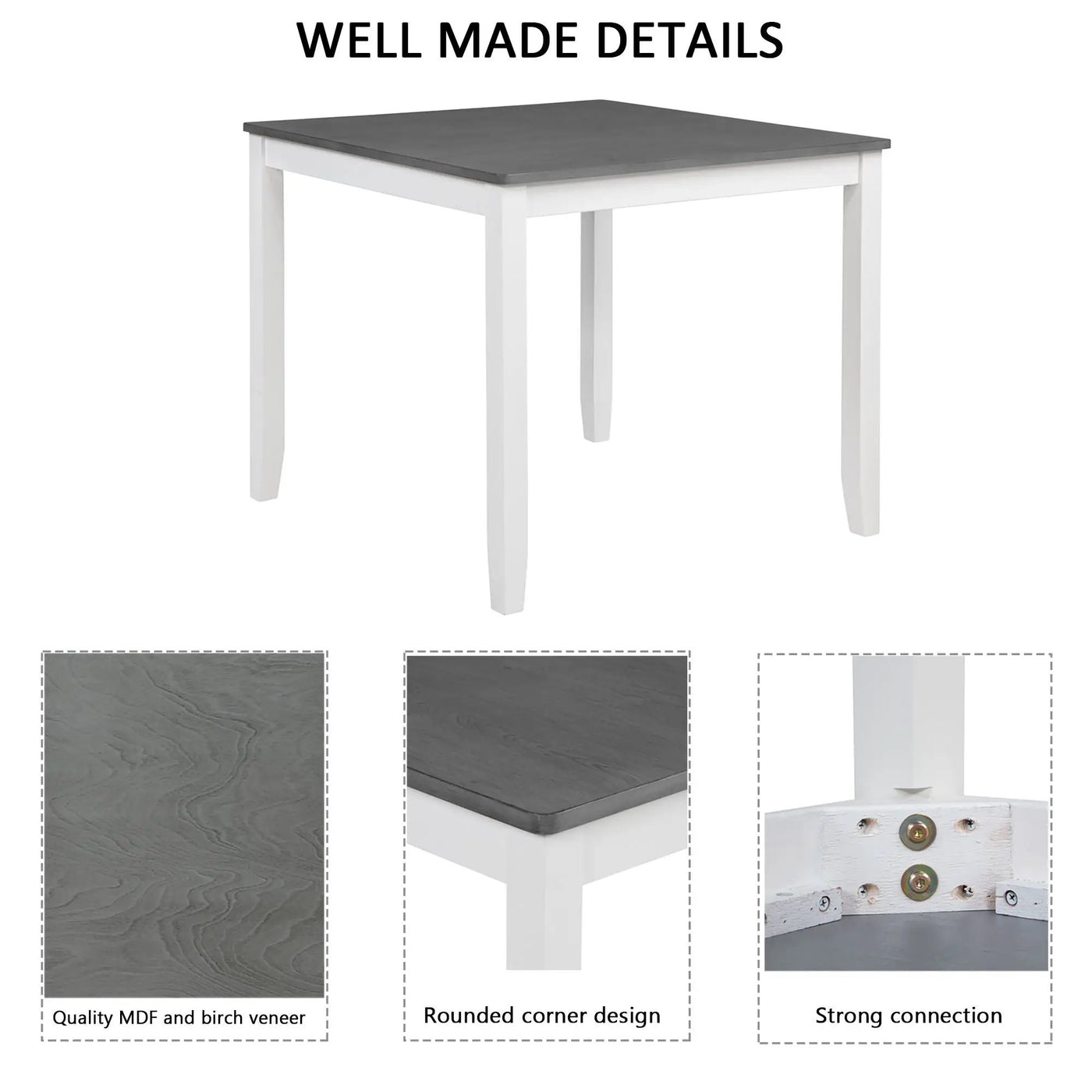 Modern Dining Table Set With Chairs For Kitchen by HouseOfZazla