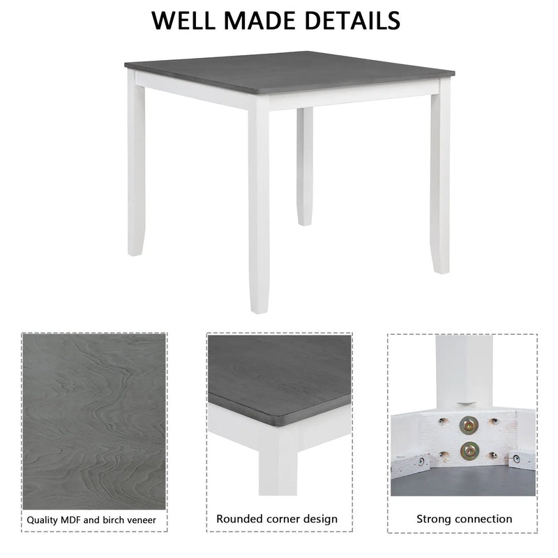 Modern Dining Table Set With Chairs For Kitchen by HouseOfZazla