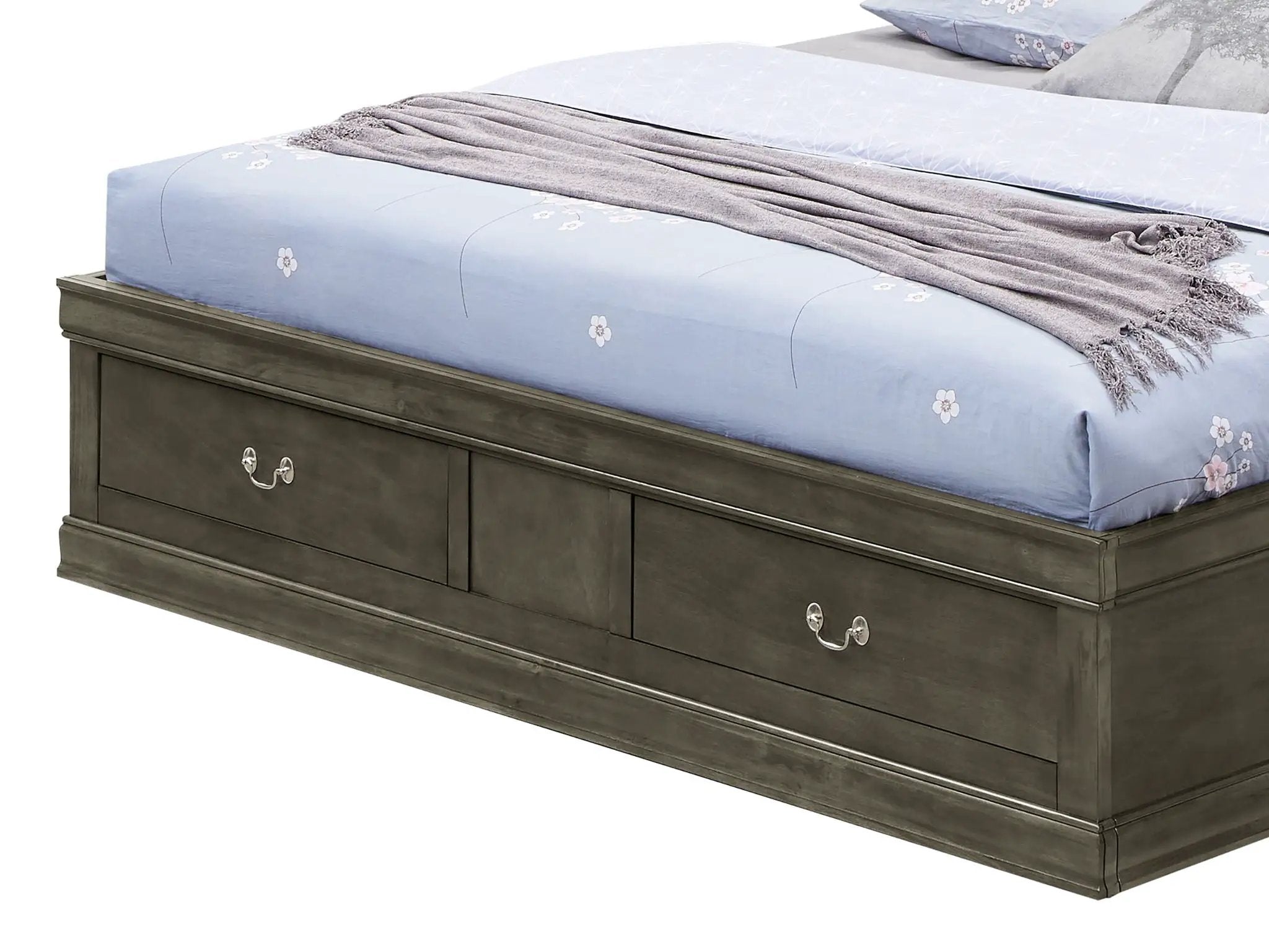 Traditional Style Bookcase Storage Bed by Unique Piece Furniture