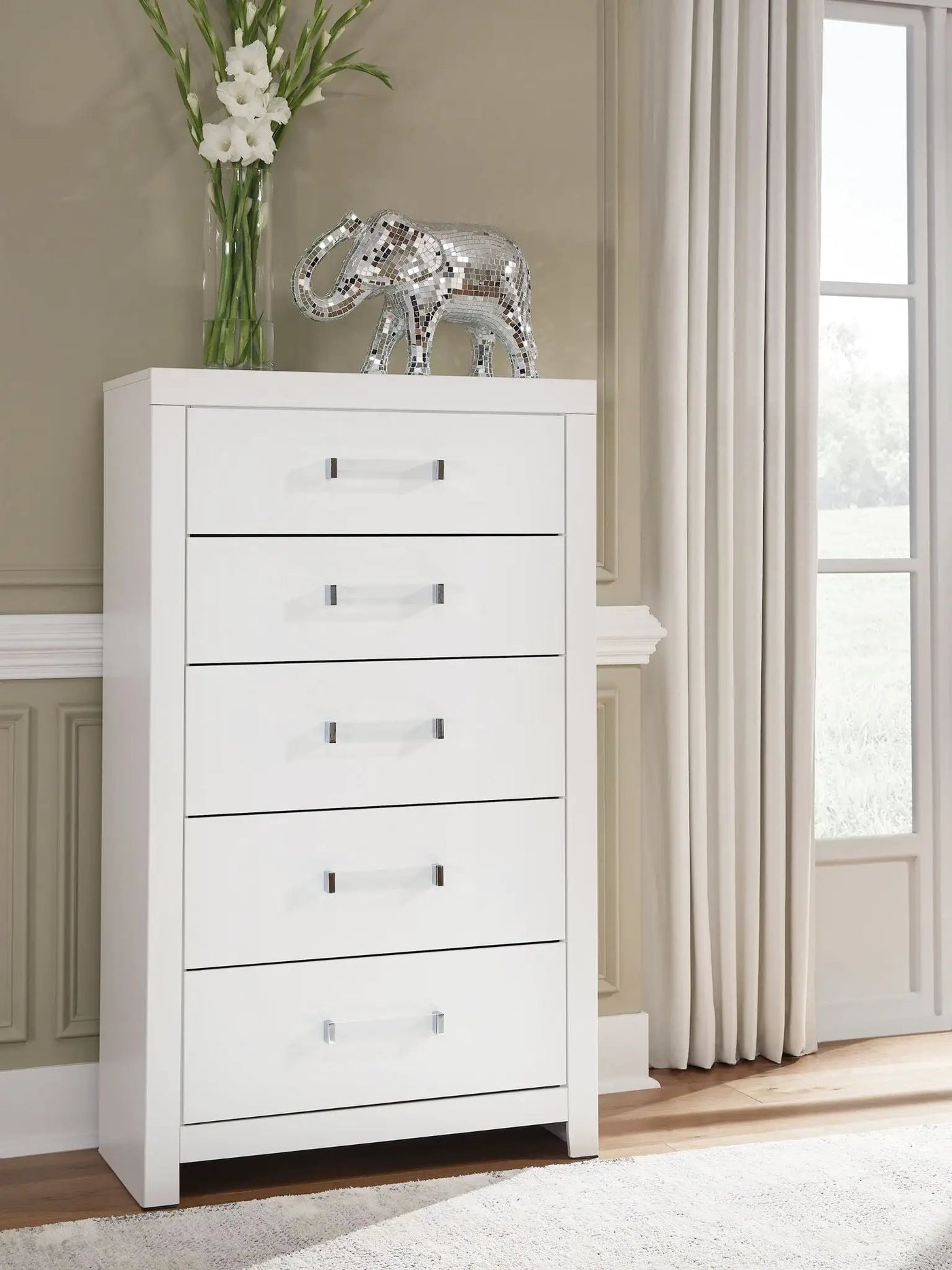 Maeling - Five Drawer Chest by Unique Piece Furniture