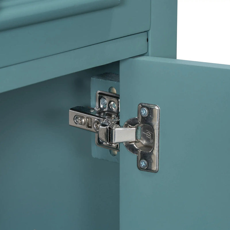 Elegant Bathroom Vanity With Ceramic Sink, Soft Close Door, Adjustable Shelf by HouseOfZazla
