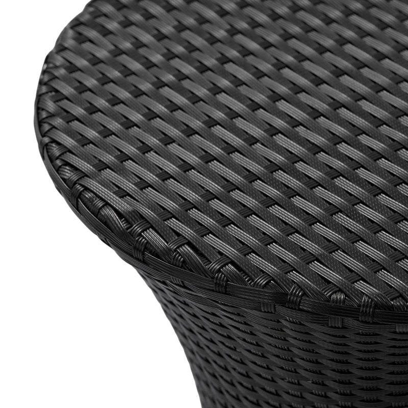 KONO Hourglass Rattan Table with No Glass Top by HouseOfZazla