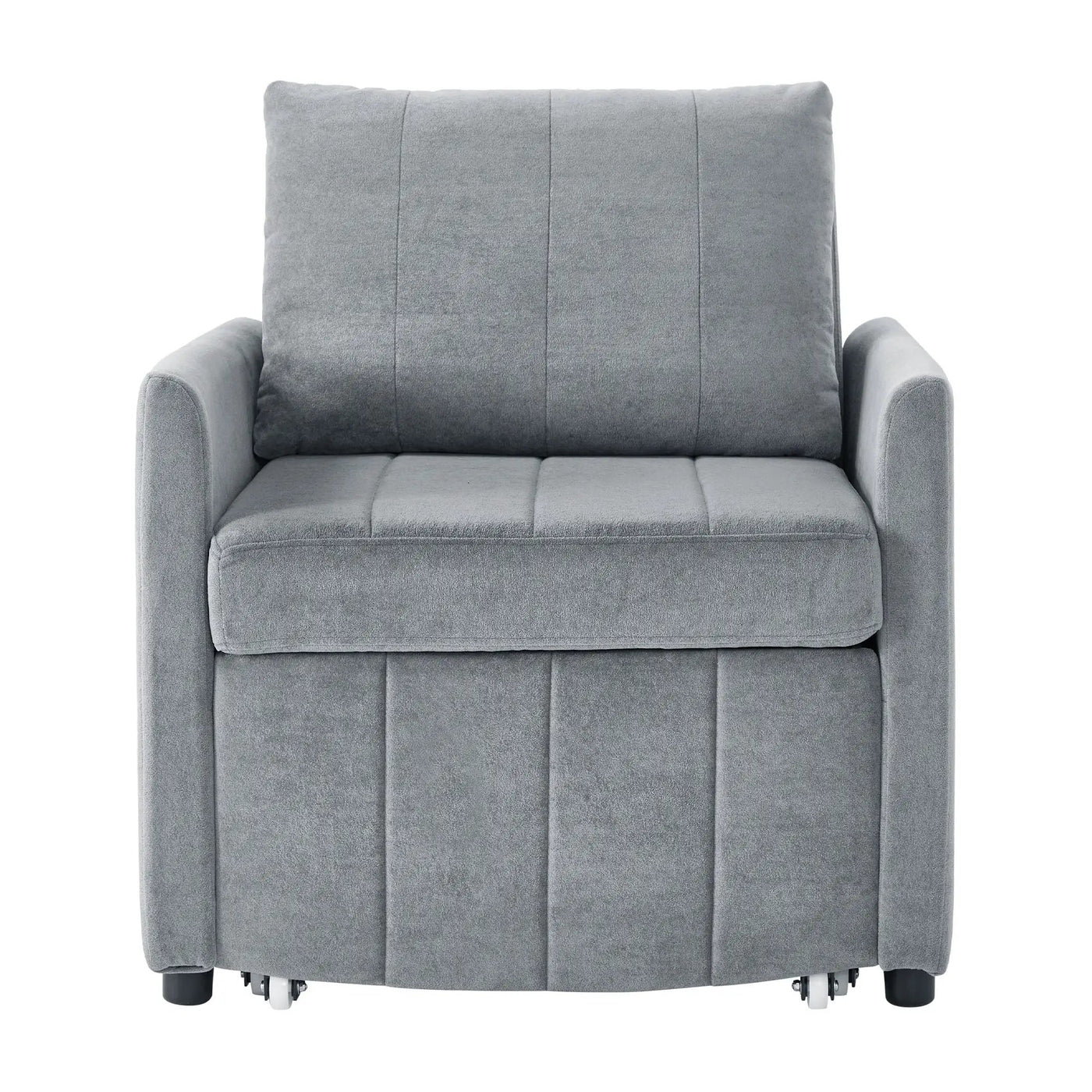 Upholstered Convertible Sleeper Sofa With 5 Position Backrest, Side Pockets, Storage by Unique Piece Furniture