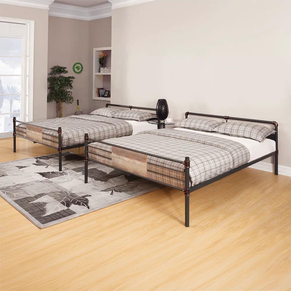 Brantley - Double Queen Bunk Bed - Sandy Black & Dark Bronze Hand-Brushed by Unique Piece Furniture