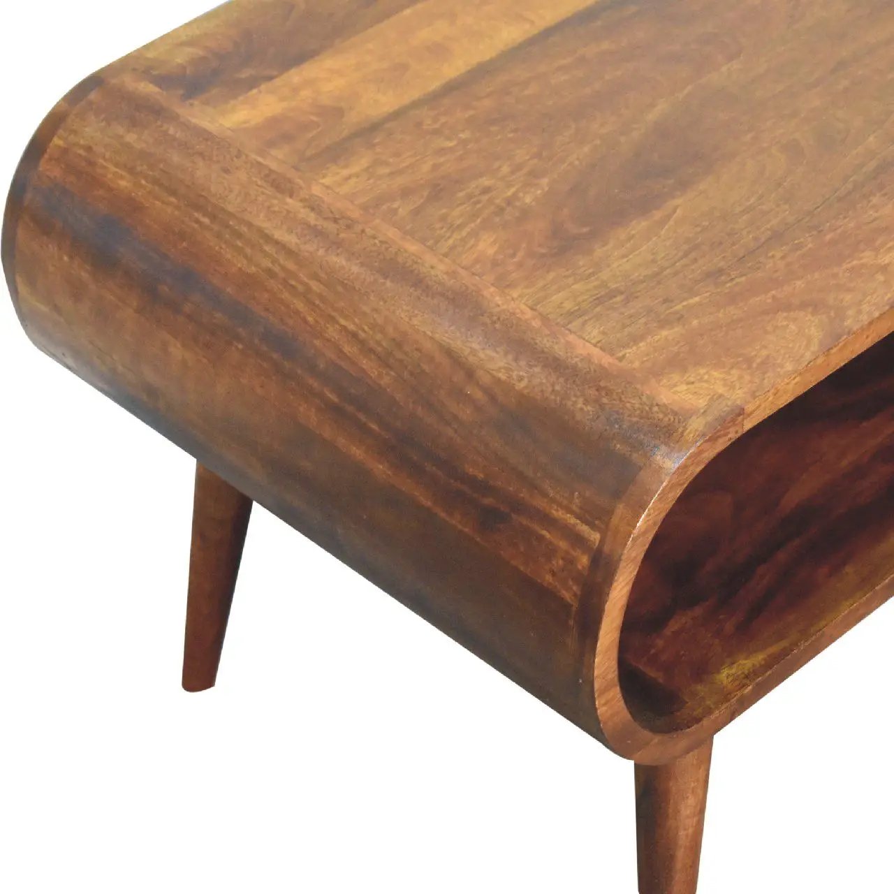 Solid Wood Open Coffee Table by Unique Piece Furniture