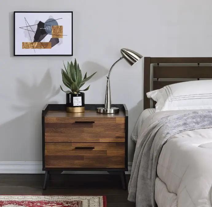 Jiranty - Accent Table - Walnut & Black by Unique Piece Furniture
