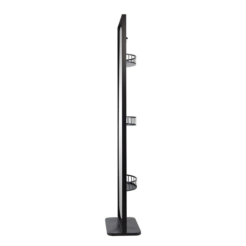 Full Length Standing Mirror, 360° Swivel Floor Mirror For Bedroom - Black by Unique Piece Furniture