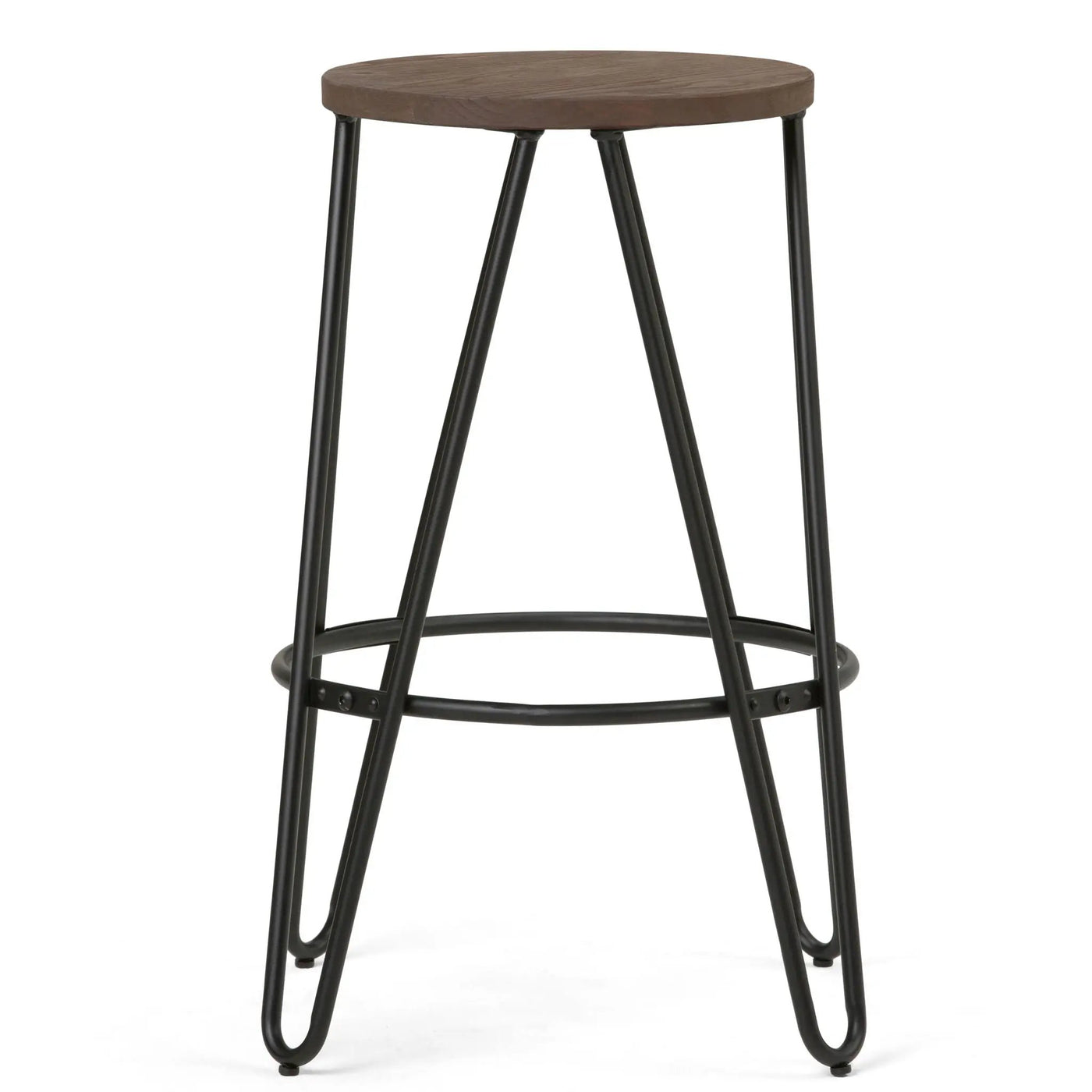 Simeon - Multifunctional Metal Stool With Wood Seat by HouseOfZazla