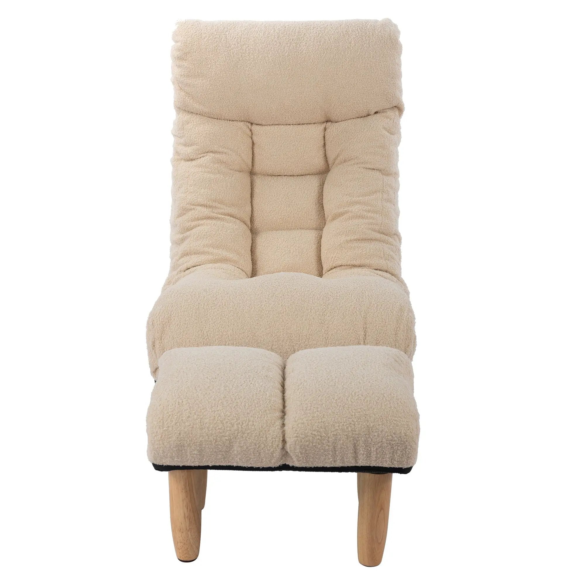 Adjustable Japanese Reclining Floor Chair Sofa With Metal Frame For Living Room by HouseOfZazla