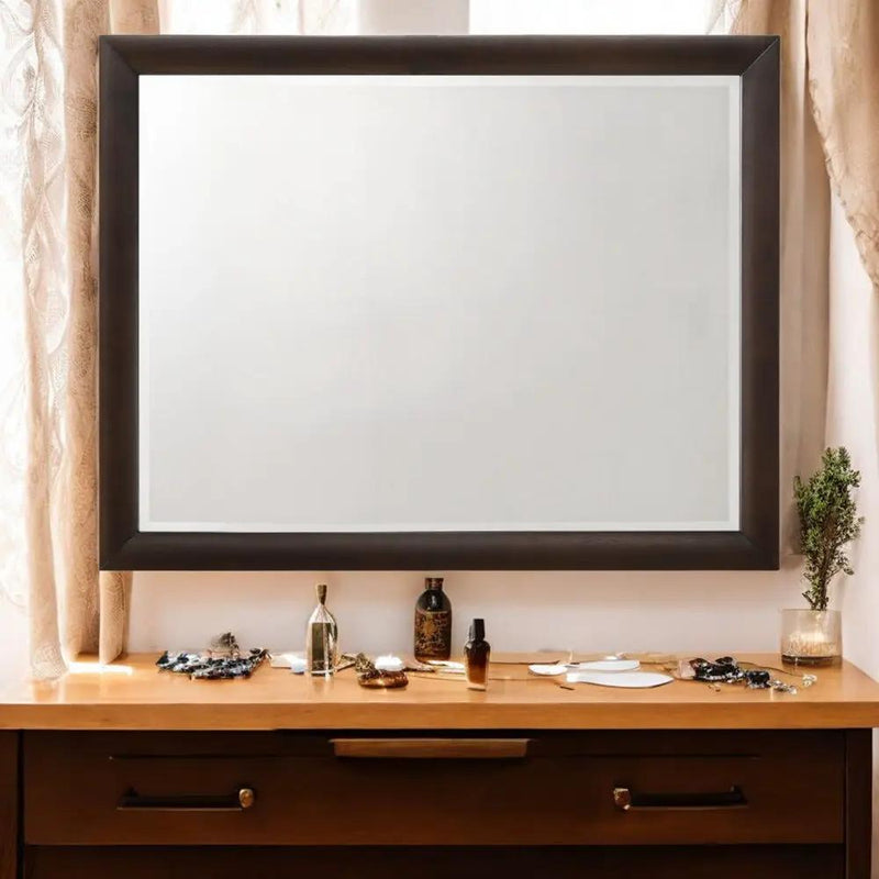 Tablita - Mirror - Dark Merlot by Unique Piece Furniture