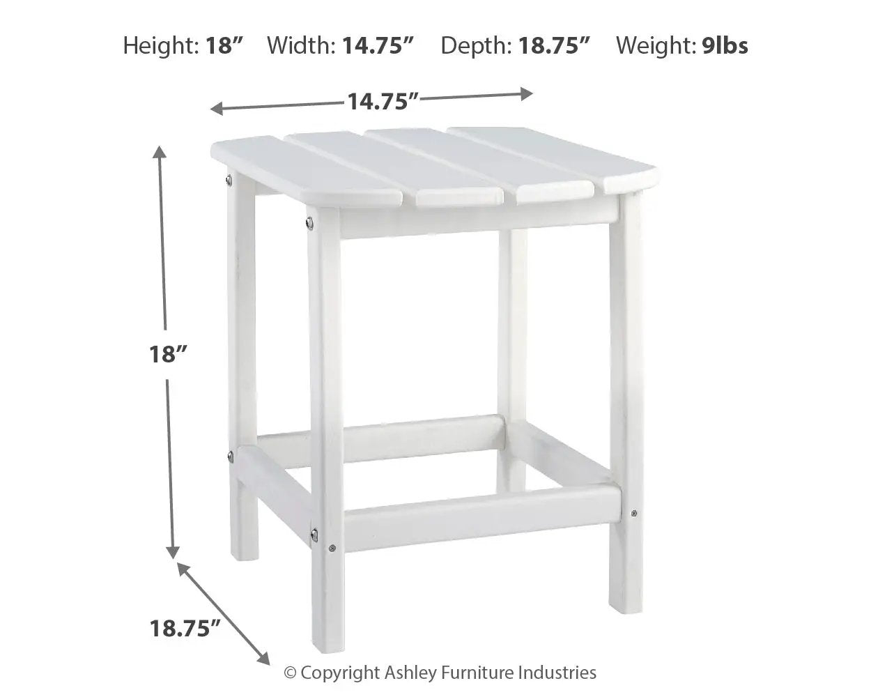 Sundown Treasure - Outdoor End Table by Unique Piece Furniture