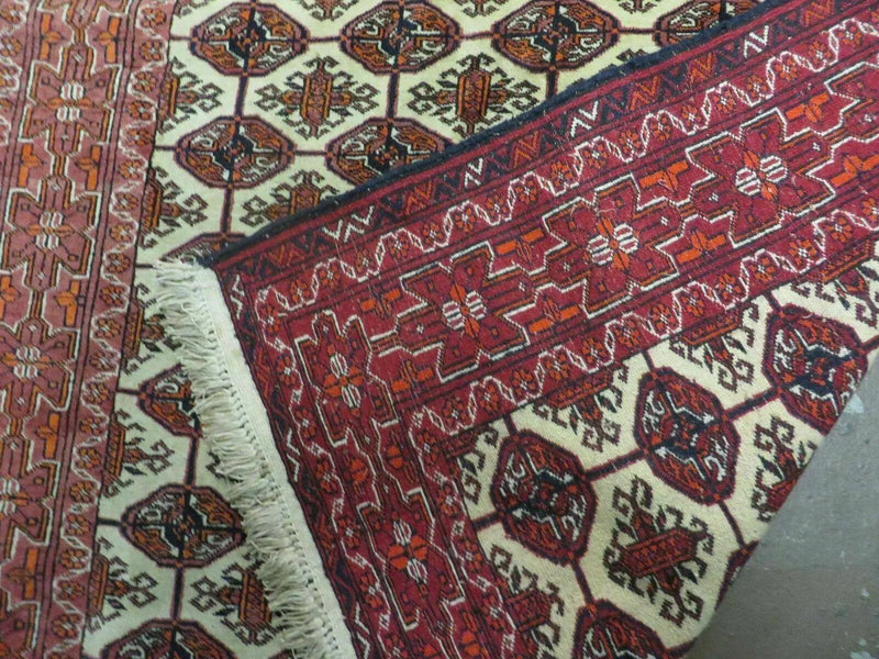 4' X 6' Handmade Finely Knotted Pakistan Turkoman Bokhara Wool Rug Nice by Jewel Rugs