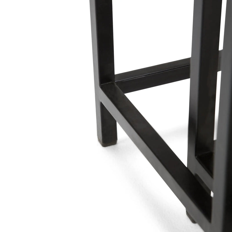 Skyler - 2 Piece Nesting Side Table - Dark Cognac Brown by HouseOfZazla
