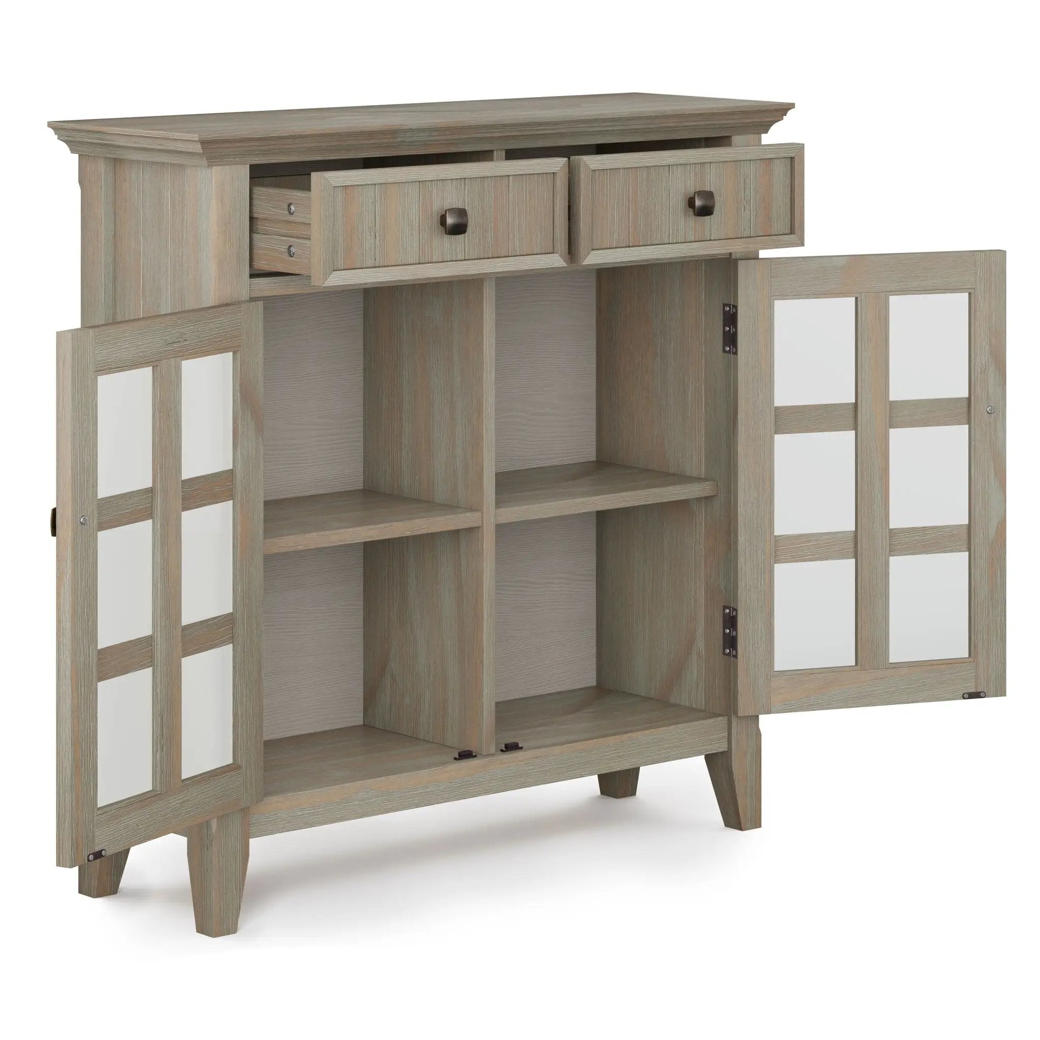 Acadian - Handcrafted Entryway Storage Cabinet by Unique Piece Furniture