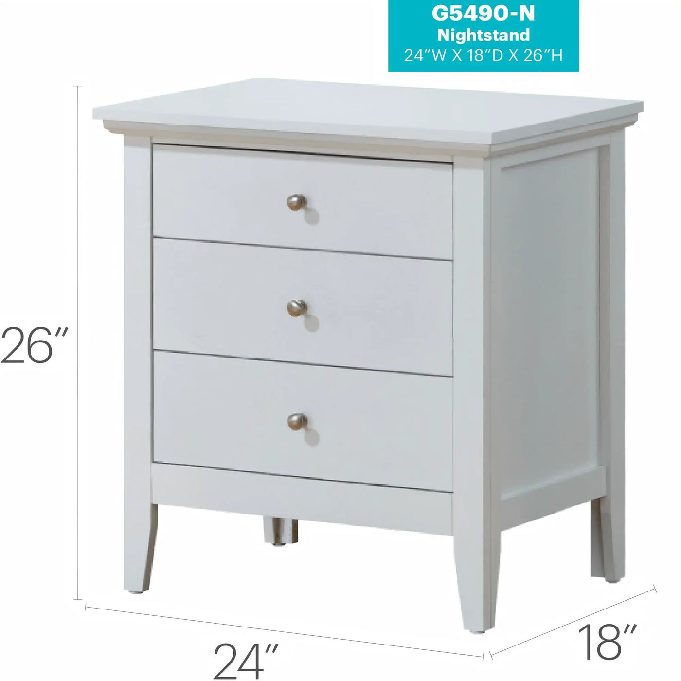 3 Drawer Nightstand & Dove Tailed Drawers by HouseOfZazla