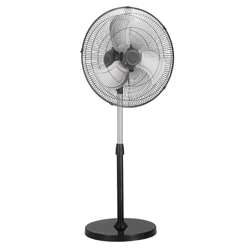 18" Industrial Pedestal Fan 3-Speed Oscillating Fan with Adjustable Height by HouseOfZazla