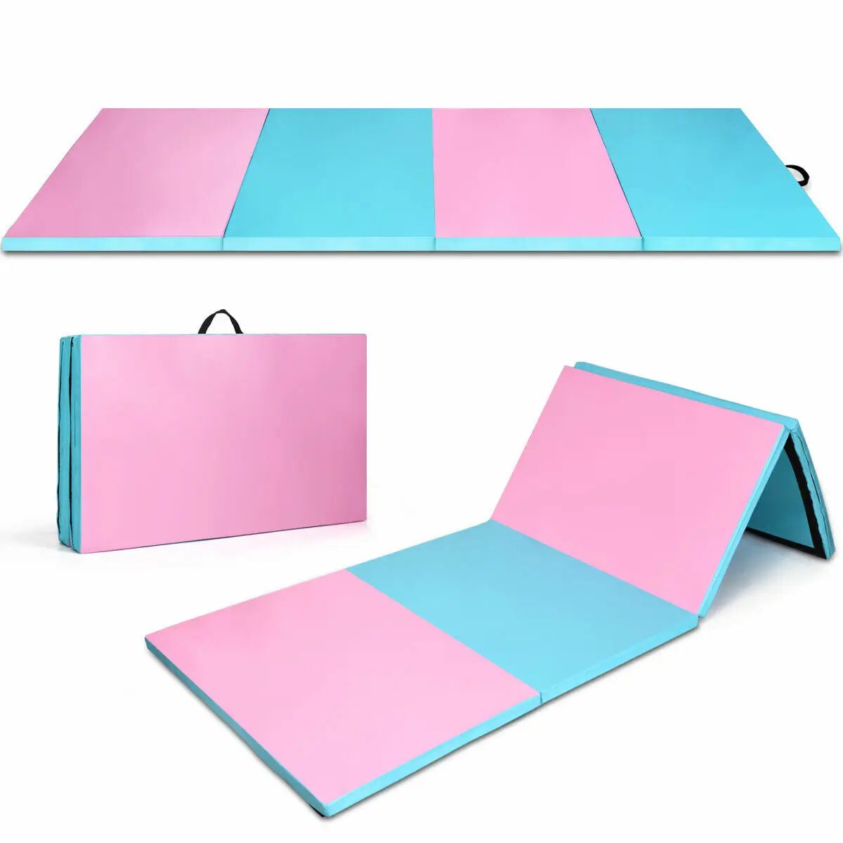 4 Feet x 10 Feet x 2 Inch Folding Gymnastics Tumbling Gym Mat, photo 9 of 24