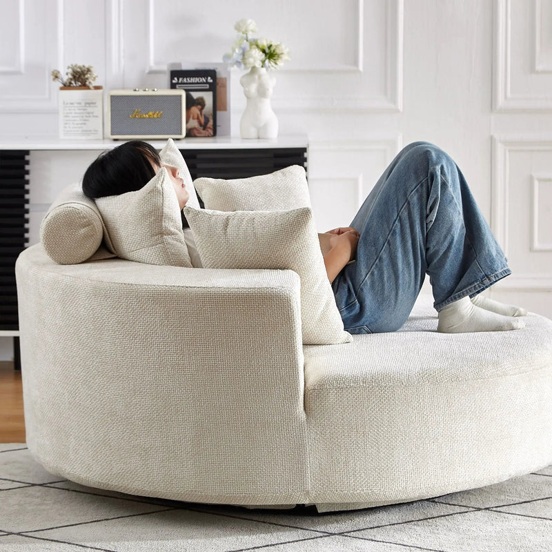 Swivel Chair With Rotating Base For Living Room by HouseOfZazla