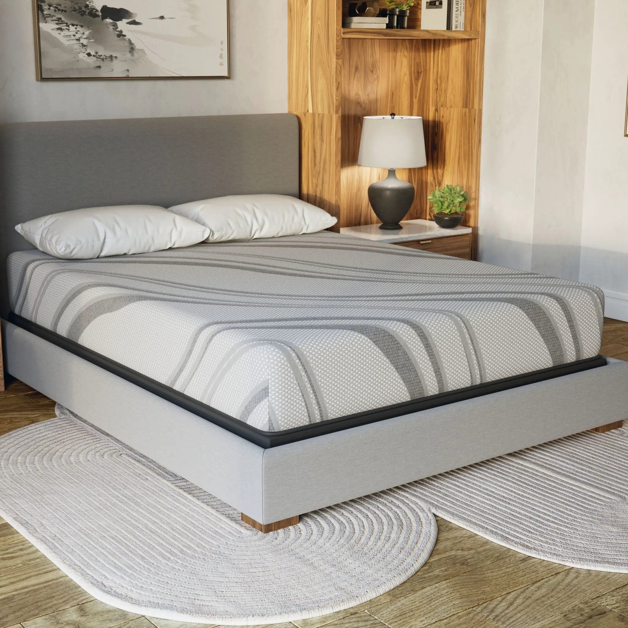 Bib Nl - 10" Pro Gel Foam Mattress by Unique Piece Furniture