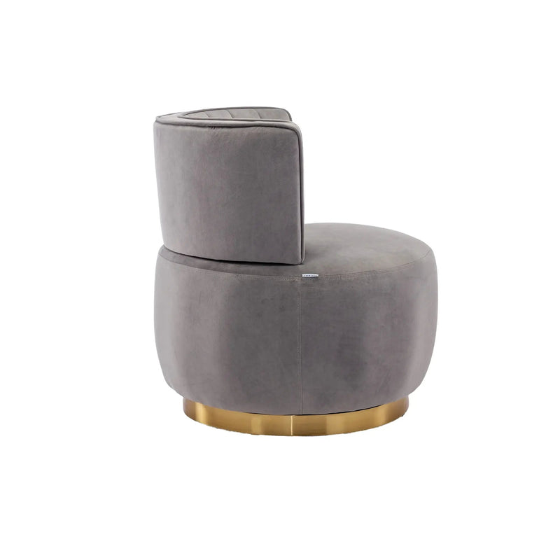 360 Degree Swivel Cuddle Barrel Accent Sofa Chairs by BLAKHOM