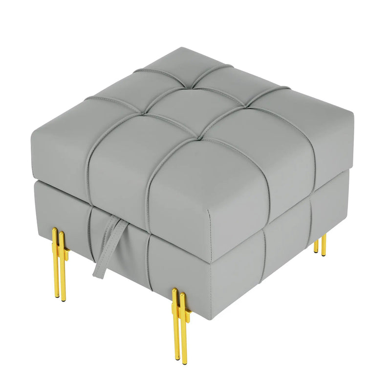22 Inches Anti-Scratch Leather Storage Ottoman by HouseOfZazla