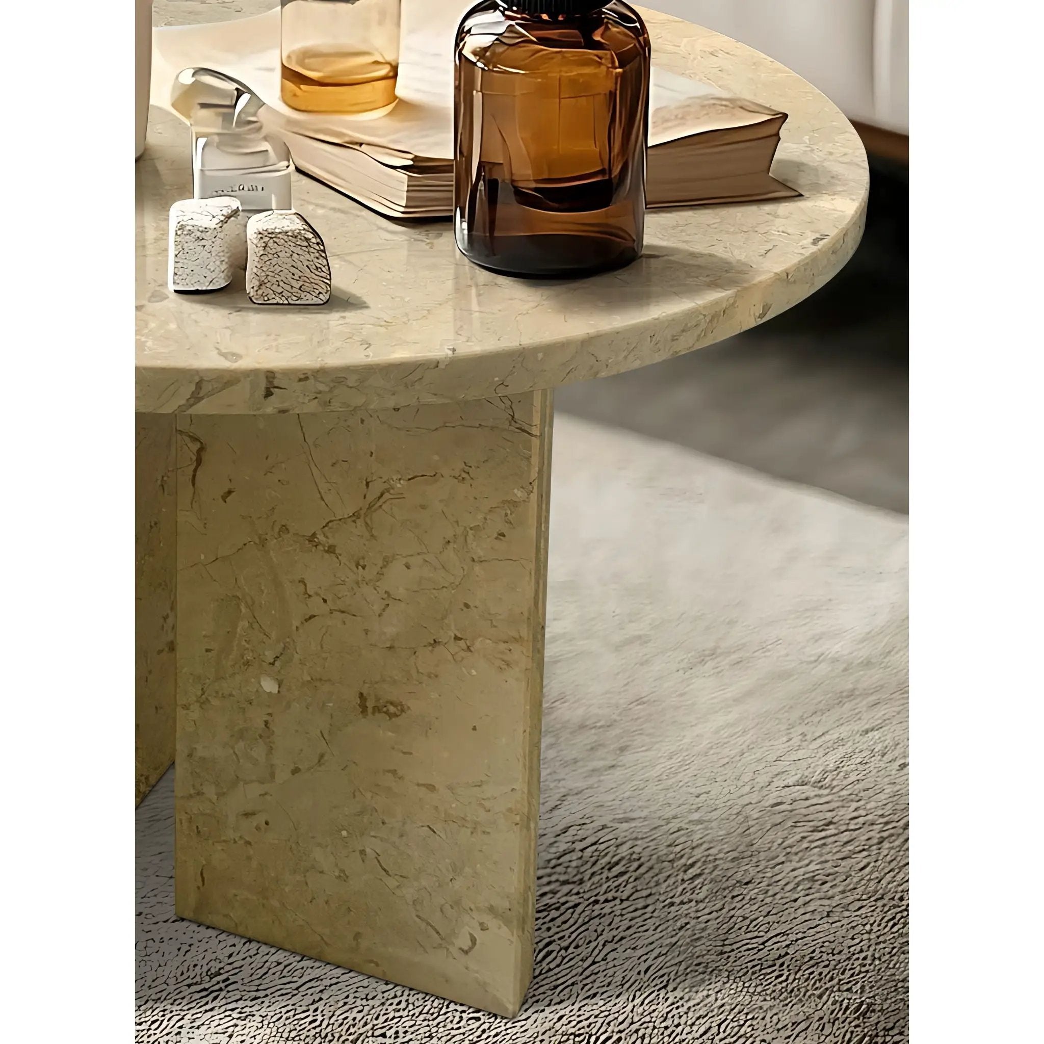 Luxury Coffee Table With Unique Veining, Unique Stone Design by HouseOfZazla