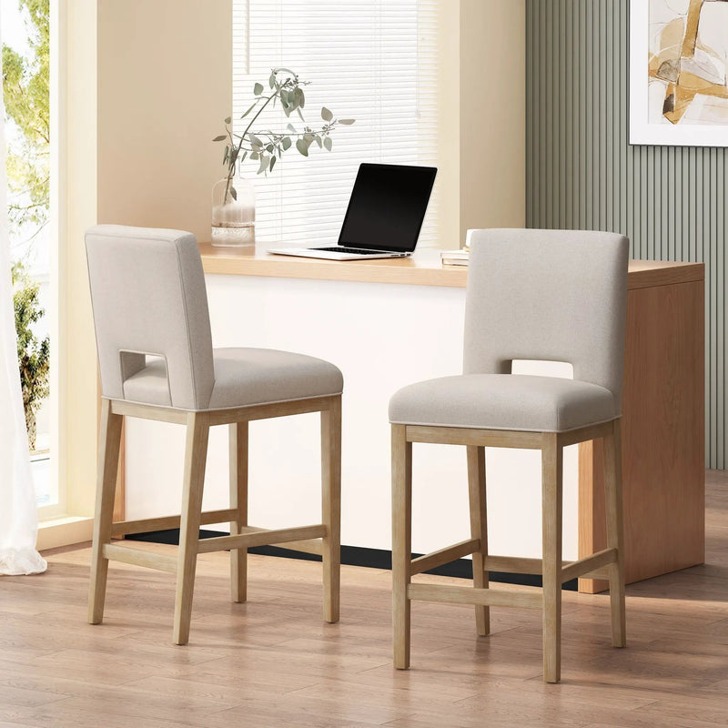 Counter Stools (Set of 2) - Wheat by HouseOfZazla