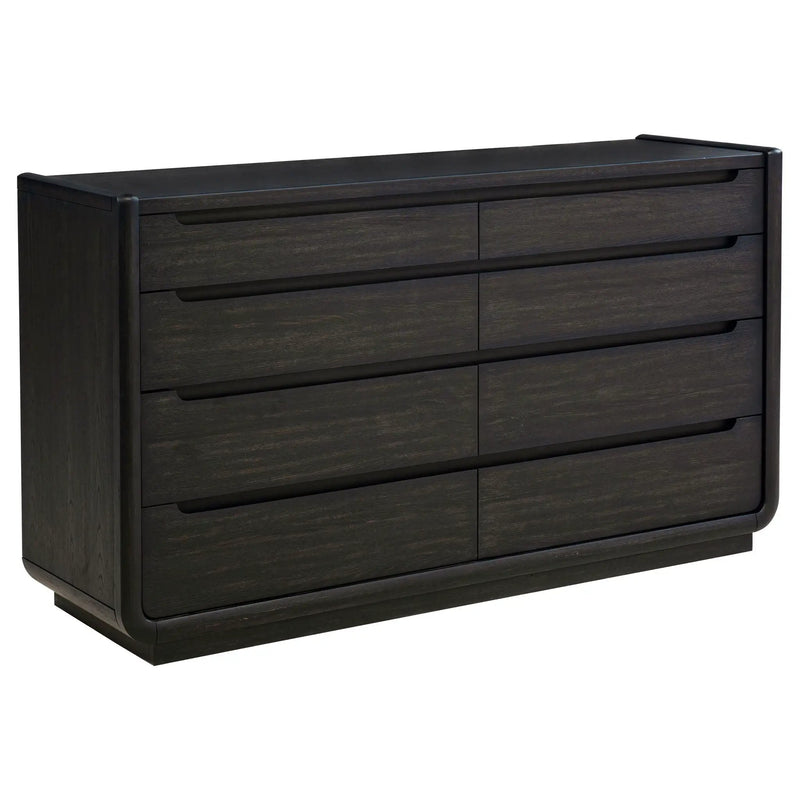 Leandro 5-piece California King Bedroom Set Burnished Black by Unique Piece Furniture