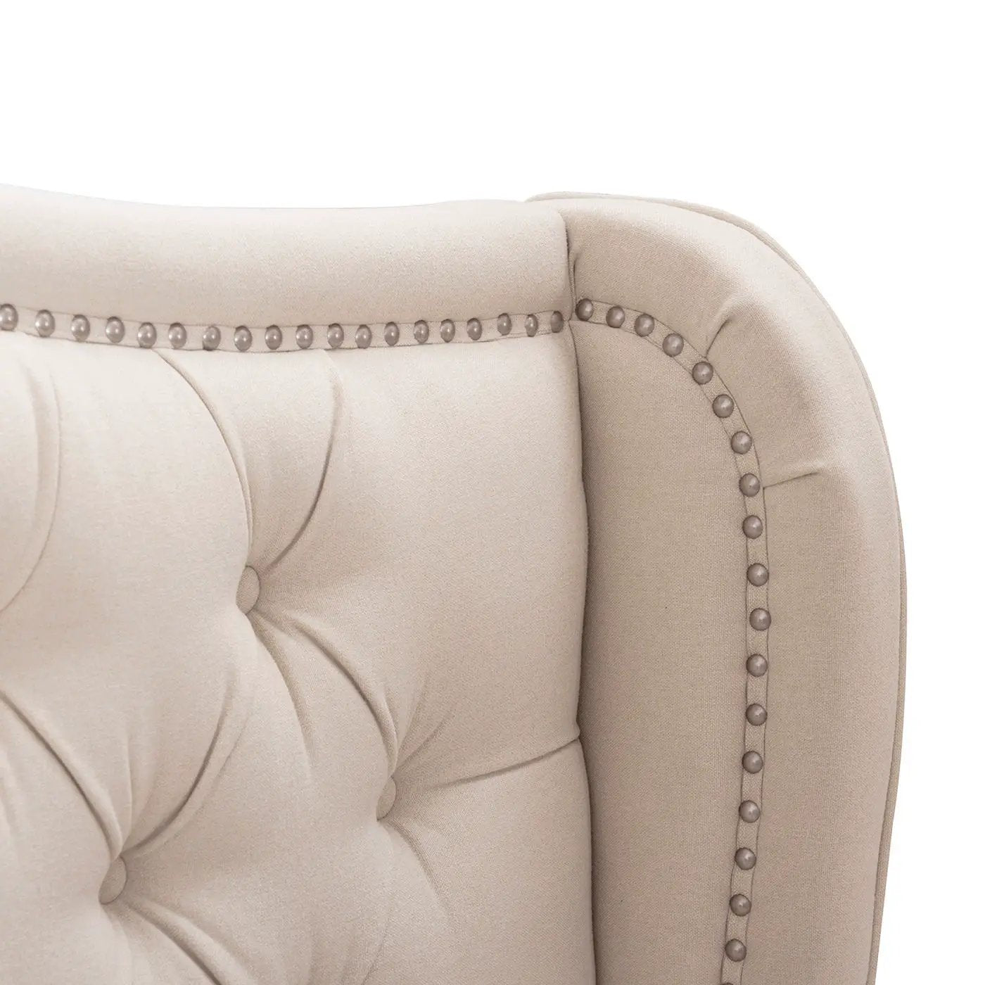 Marcella - Upholstered Shelter Headboard Bed Set by HouseOfZazla