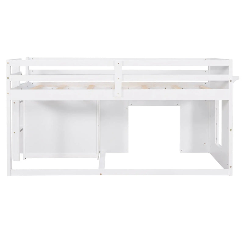 Loft Bed With Cabinet And Shelf by HouseOfZazla