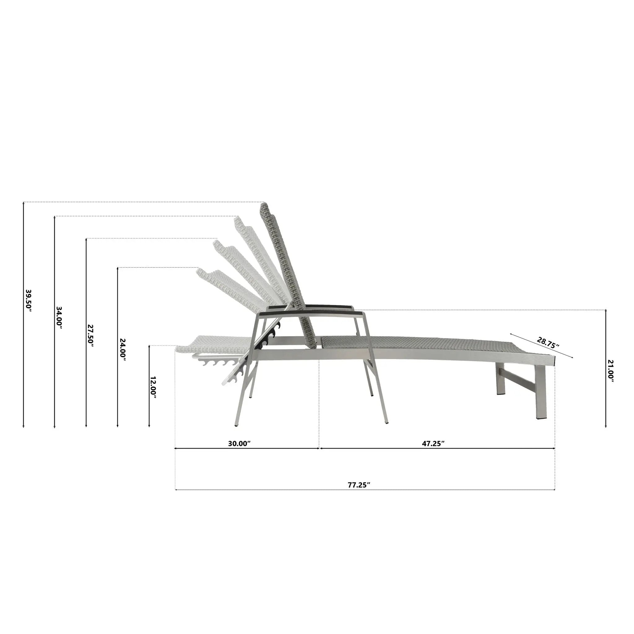 Oaxton Chaise Lounge by HouseOfZazla