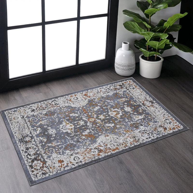 Payas - 2' X 3' Traditional Area Rug - Blue by Unique Piece Furniture