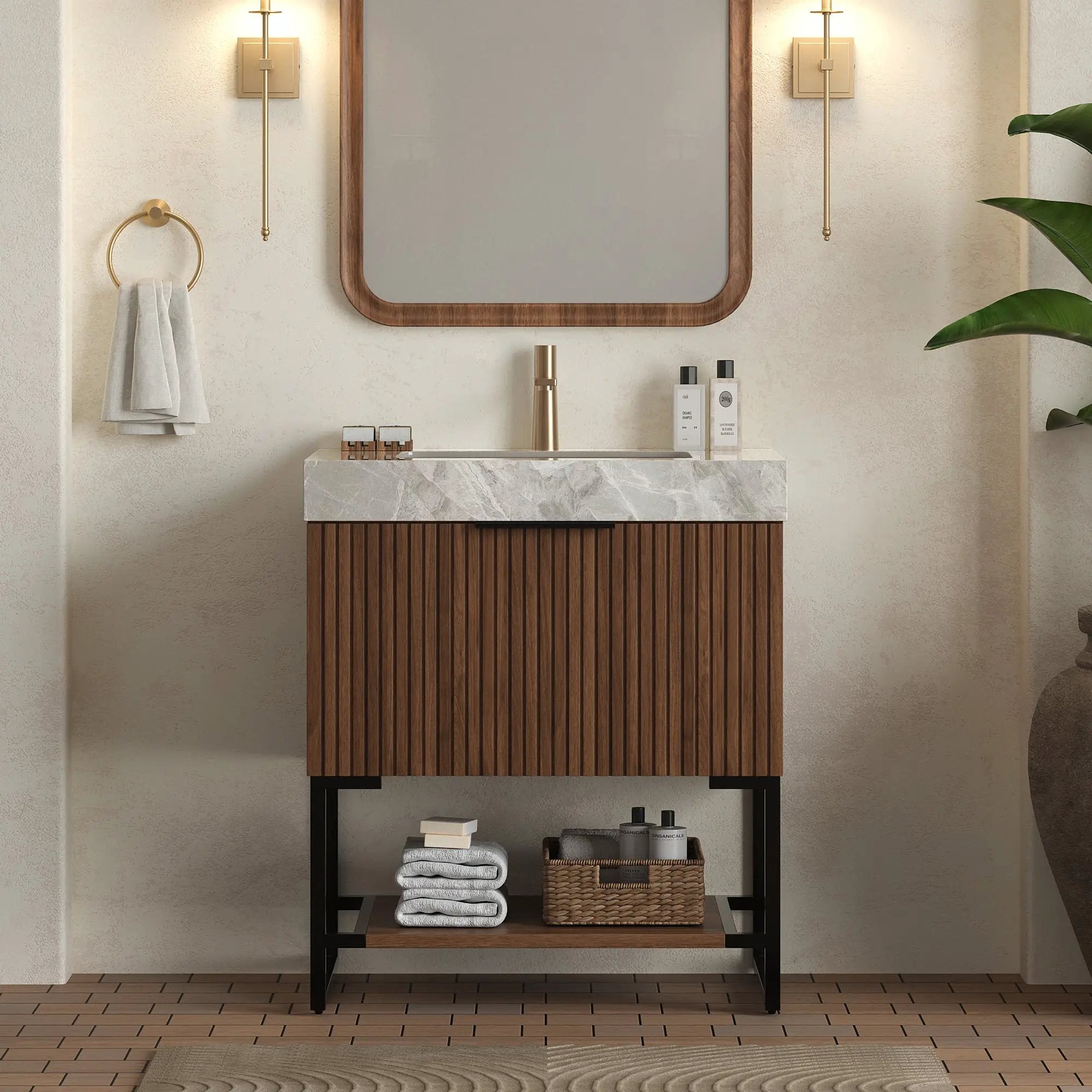 Yolan 30" Bathroom Vanity & Sink by HouseOfZazla