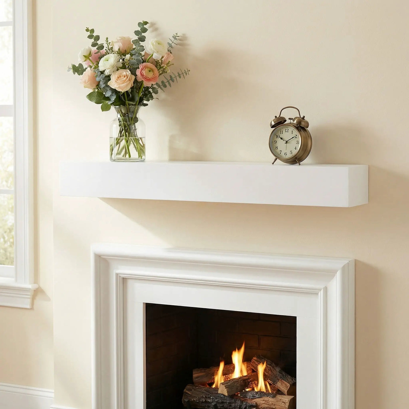 Fireplace Mantel Floating Shelf For Home Decor by Unique Piece Furniture