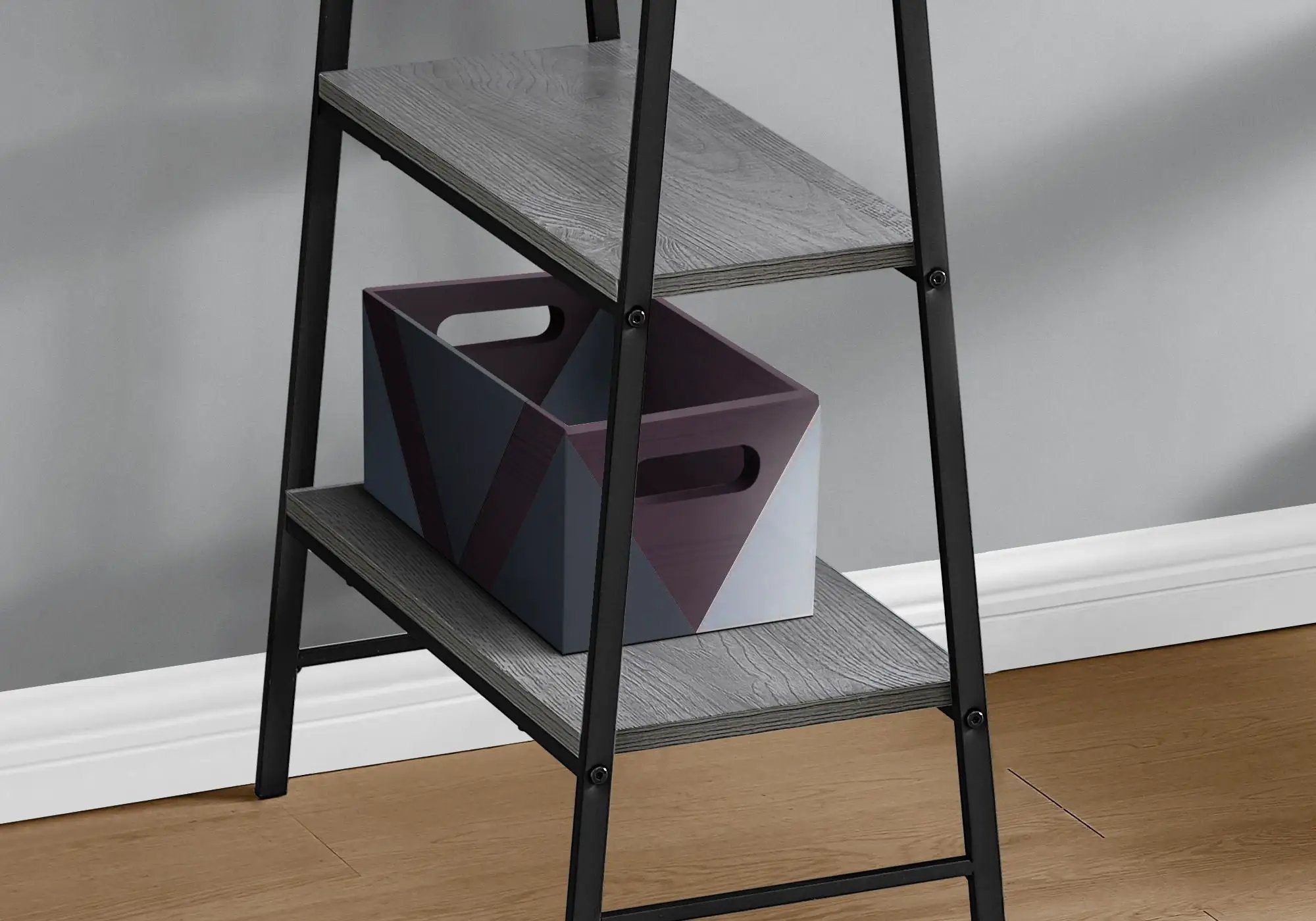 Computer Desk For Home Office, Storage Shelves, Industrial Design by Unique Piece Furniture