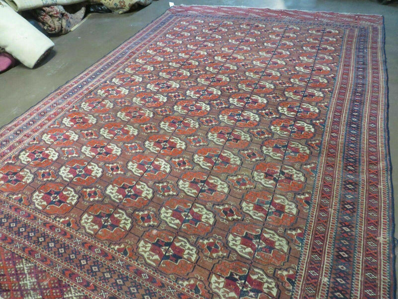 6' X 10' Antique Handmade Bokhara Turkoman Yamud Wool Rug Carpet NICE # 61 by Jewel Rugs