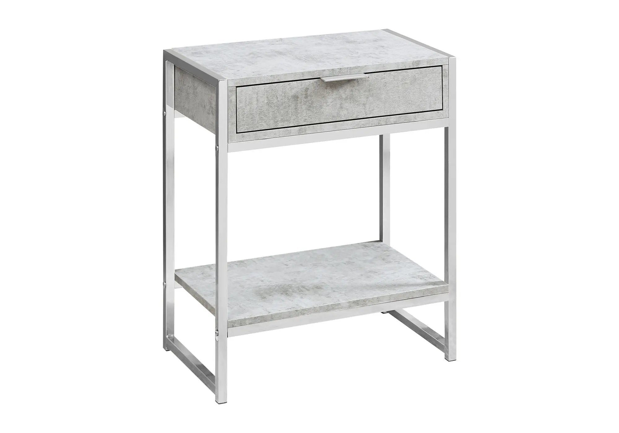 Accent Side Table, Storage Drawer, Spacious Tabletop by Unique Piece Furniture