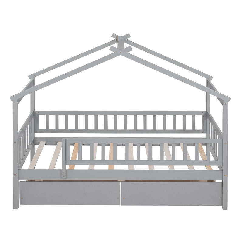 House Bed With 2 Drawers by HouseOfZazla