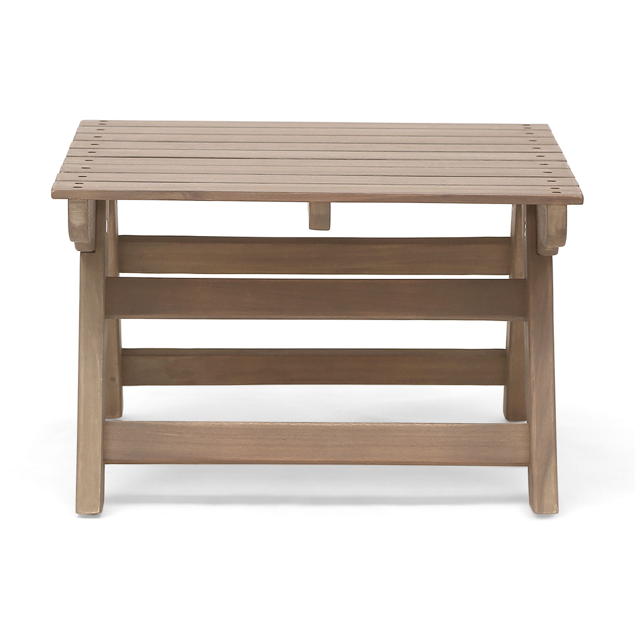 Sedona Outdoor Side Table With Open Slat Design by HouseOfZazla