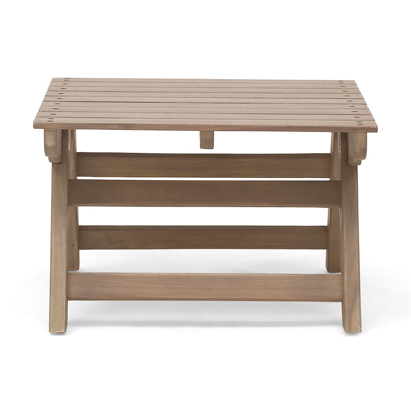 Sedona Outdoor Side Table With Open Slat Design by HouseOfZazla